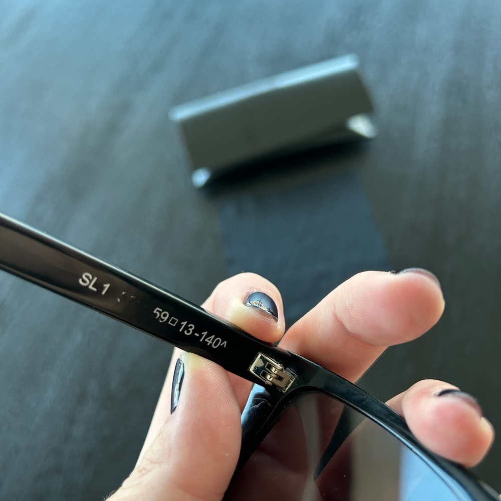 Saint Laurent Black Designer Sunglasses - Picture 4 of 6